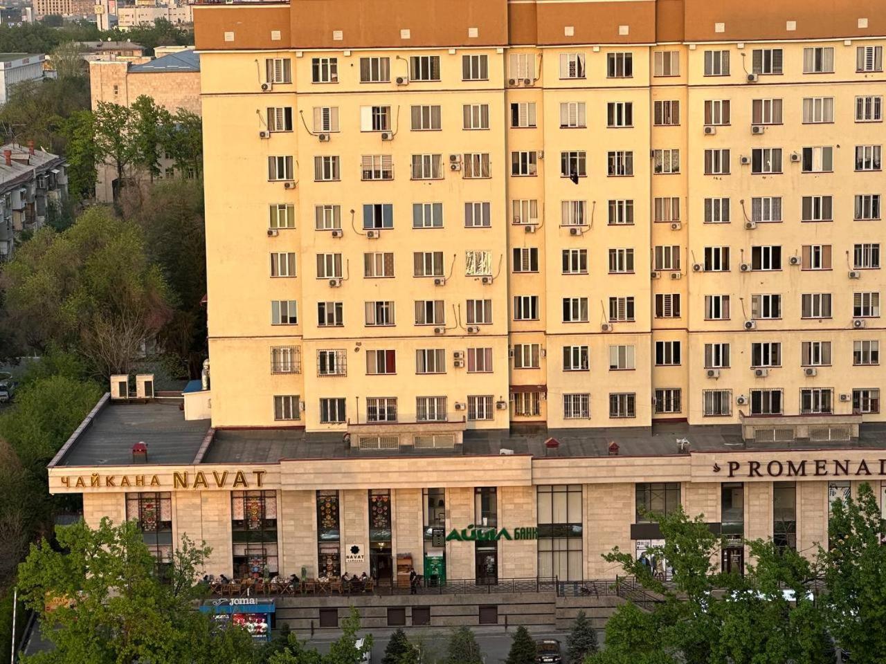 Apartment With City View On Sydykova St. 123 Bișkek Exterior foto